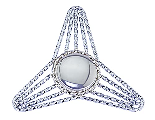 Lowrider Chrome Triangle Twisted Bike Knock-Off Threadless. Bicycle Knock Off for Bike Wheels