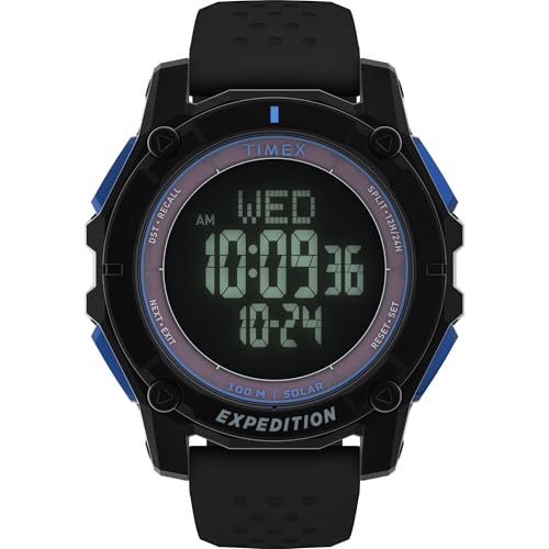 Image of TIMEX Expedition Ridge Digital Watch for Men with Round Dial & Water Resistant Man's Wrist Watches