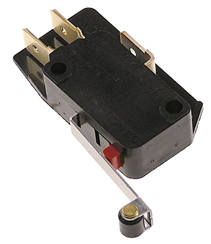 Connettore: spina piatta Microinterruttore V-166-1CR5 per gelateria Icematic N20L, N20WL, N35SW, N35S, N25SW, N25LW, macchine SF N20, N25 con leva a rulli