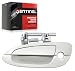 Sentinel Parts Front Left Driver Side Outside Exterior Door Handle QX3 Satin White Pearl for 2002-2006 Nissan Altima