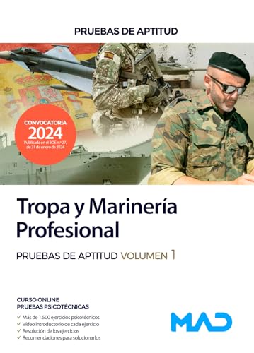 Portada de Acceso a tropa y marinería profesional.Pruebas de