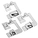 Produktbild Vidillo 3 Stück Nähfüße Gerollte Saum Druck Fuß Nähmaschine Nähfuß Presser Foot Hemmer Foot Set (1/2 Inch, 3/4 Inch, 1 Inch) Breit Gerollten Saum Maschine Nähmaschine Presser Nähfuß