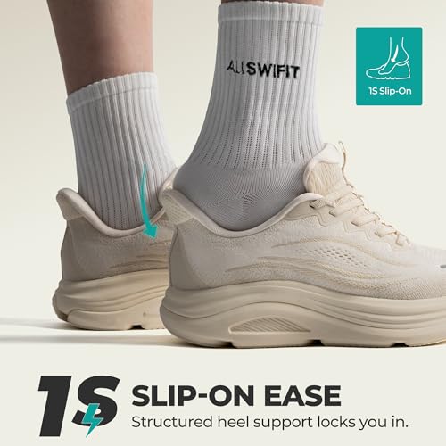 Image of ALLSWIFIT Women's Slip On Walking Shoes Hands-Free Cushion Running Tennis Comfortable Arch Support Gym Workout Athletic Fashion Sneakers StediCloud