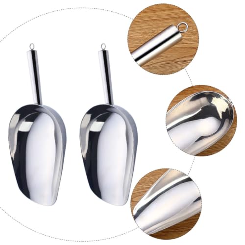 Pala de arroz y hielo en acero inoxidable ULTECHNOVO set de 2 piezas color plata para tiendas 8