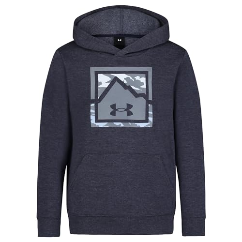 Image of Under Armour Boys' Pullover Hoodie Sweatshirt, Soft & Comfortable Fleece, Outdoor Collection