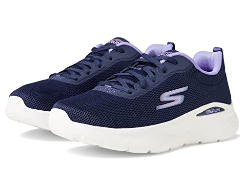 Image of Skechers Women's GO Run LITE-Quick Stride Sneaker, Navy /Lavender, 9