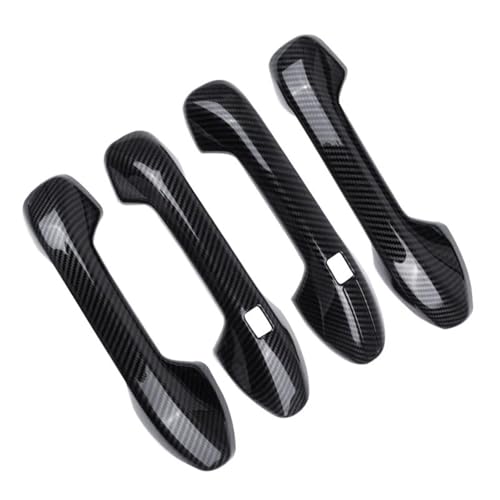 Garniture poignée de porte en carbone pour Hyundai Palisade 2020-2023