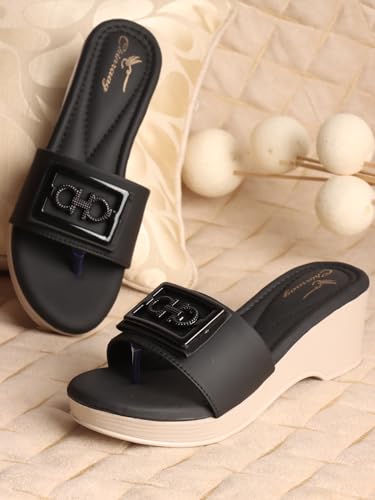 Image of CHINRAAG Women Hill Sandles For Woman CR-348