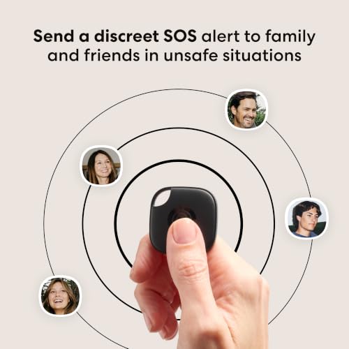 Image of Life360 Tile - Bluetooth Tracker, Keys Finder and Item Locator for Keys, Bags and More. Phone Finder. Both iOS and Android Compatible. 2-Pack (Black)