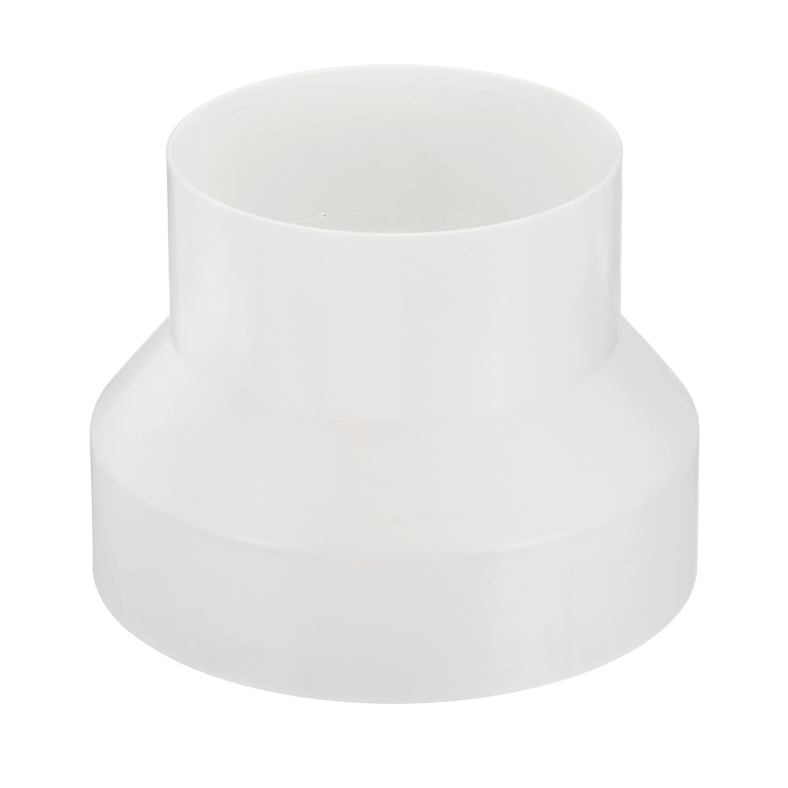 PATIKIL 6" to 4.5" ABS Plastic Duct Reducer Connector, White, Adapter, HVAC Heating Cooling Air Ventilation