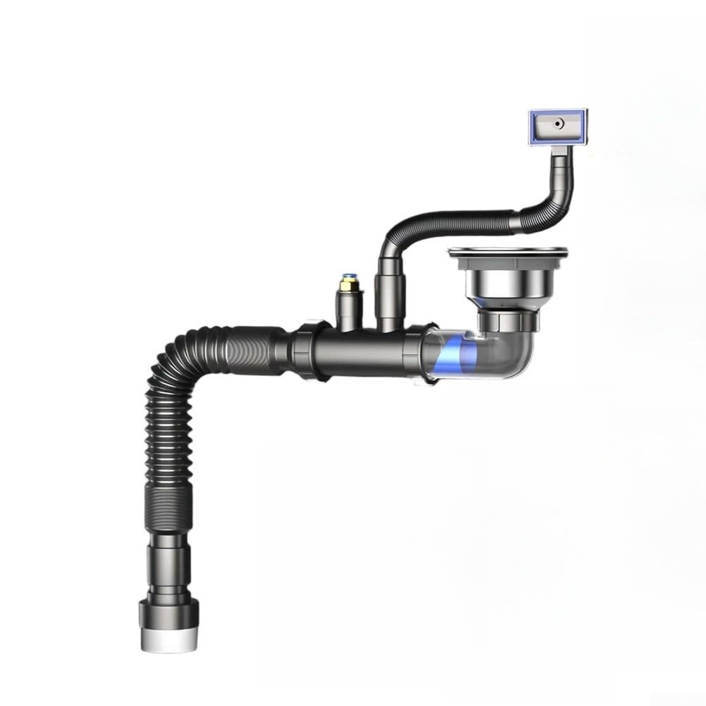 Kit tubo di scarico cucina 110 mm design salvaspazio (slot singolo 110)