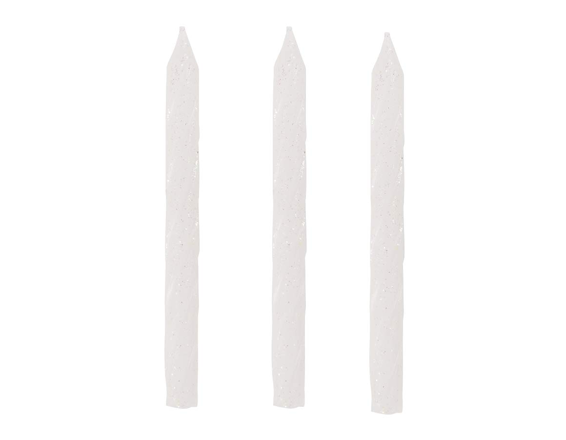 Unique Party - Espiral Velas de Cumpleaños - Color Brillo Iridiscente - Paquete de 24 (19973)