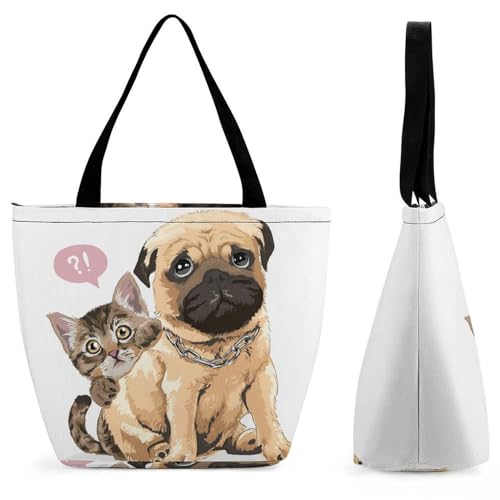 Sac à main chat résistant et spacieux pour ne plus manquer de place en voyage ou shopping