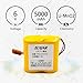 elxjar (2-Pack) BR-CCF2TH 6V Lithium Replacement Battery for Fanuc oi Mate Model-D, Panasonic Controls, PLC GE Fanuc A06 Series A98L-0001-0902, BR-CCF2TE CNC Coaster, Brown Connector
