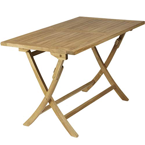 artTECA Mesa Plegable Reforzada de Teca 120X70X75cm Cover