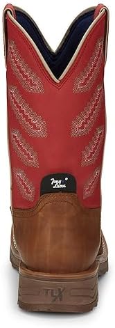 Tony Lama Men's Energy Waterproof Western Work Boot Composite Toe Brown 11 D(M) US | Image 4
