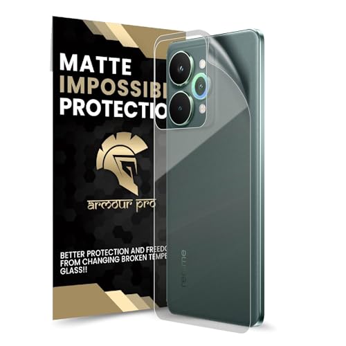 Image of ArmourPro Matte Back Screen Protector for Realme 15 Pro, Premium Ultra Thin TPU Back Membrane Guard, Anti-Glare, Bubble-Free, Edge to Edge Coverage, Fingerprint Friendly | 1 Pack