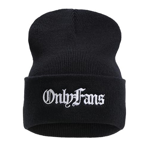 OnlyFans Gothic Beanie Hat Black