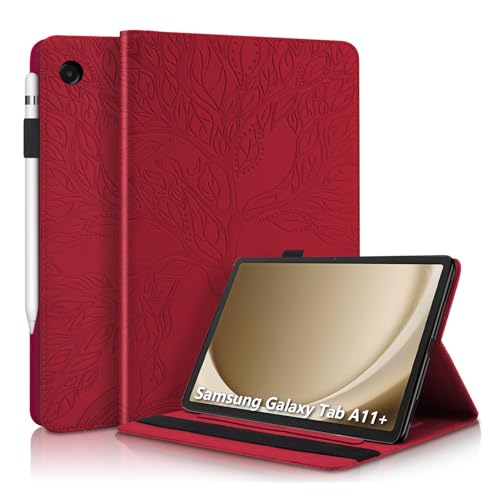 Succtopy Coque pour Samsung Galaxy Tab A11+/A11 Plus 11 Pouces 2025 SM-X230 SM-X235 SM-X236B Housse de Protection avec Porte-Pencil Étui à Rabat avec Support...