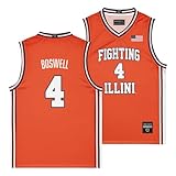 NIL Store Illinois Men's Basketball Orange Illini Jersey - Kylan Boswell
