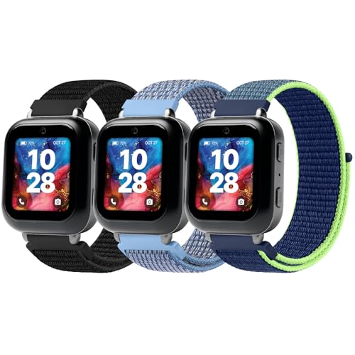 Correas de nylon ajustables para reloj Bark, pack 3 miniatura 1