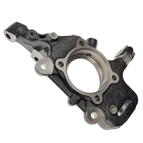 Image of Detroit Axle - Front Left Steering Knuckle for 2008-2014 Dodge Avenger Chrysler 200, 2007-2010 Sebring, Driver Side Steering Knuckle Assembly 2008 2009 Replacement