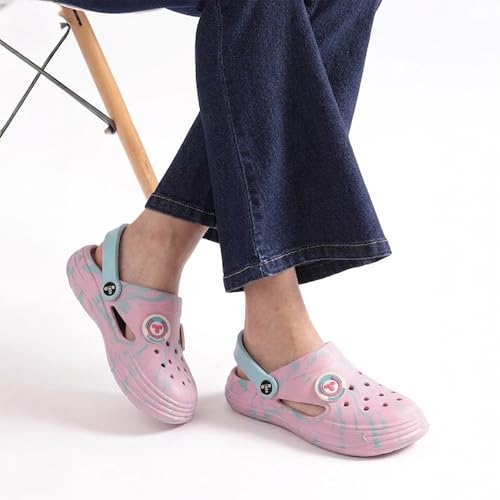 Image of toothless Kids Girls Clogs | Lightweight & Waterproof Slip-On Clogs with Backstrap | Anti-Skid Sole | Cute & Comfy Footwear for Indoor & Outdoor Play