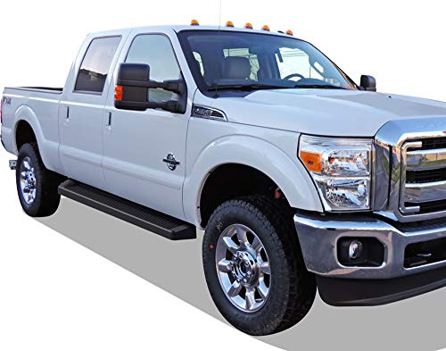 Estribos negros APS 6 pulg compatibles Ford F250 F350 miniatura 6