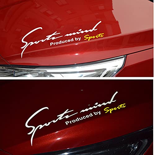 Reflective Car Stickers Sport Letter Car Light Eyebrow Stickers Emblem Badge Headlight Decal Auto Motorcycle Bonnet Waterproof Pvc Auto Body Vinyl Sticker Car-Styling Accessories #TOP4