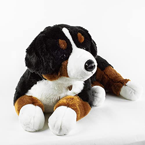Teddys Rothenburg Berner Sennenhund groß liegend schwarz braun weiß 90 cm Kuscheltier Hund