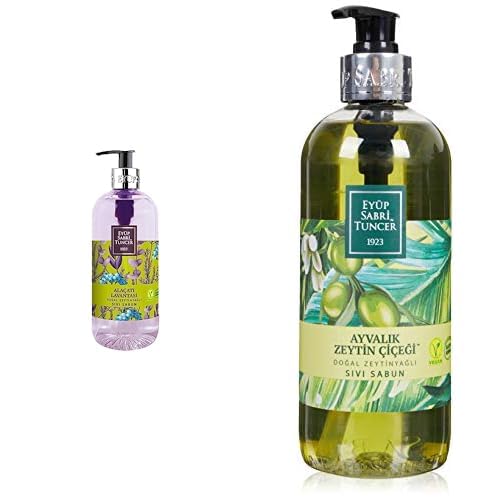 Eyüp Sabri Tuncer Doğal Zeytinyağli Sıvı Sabun Alaçati Lavantasi (500 ml) xEyüp Sabri Tuncer Doğal Zeytinyağlı Sıvı Sabun, Ayvalık Zeytin Çiçeği (500 ml)