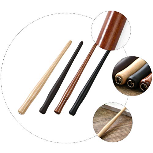 Nuobesty 4Pcs Comic Pen Nib Holder Calligraphy Oblique Nib Pen Holder Calligraphy Pen Nib Holder Wooden Pen Nib Holder For Artist Ink Drawing Writing #TOP2