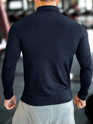 Image of Noble Monk Men's Active wear Regular Fit T Shirt |Full Sleeves |Casual Sportwear T-Shirt for Men