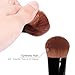 Docolor Kabuki Foundation Face Powder Brush Portable Makeup Cosmetic Tool（Black）