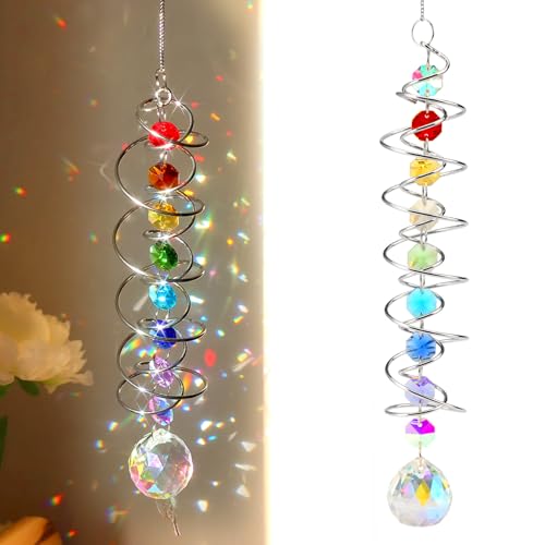 Sonnenfänger Kristall Windspiel Dekorativer, Lichtfänger, Lichtspiel...