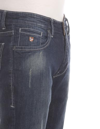 Image of U.S. Polo ASSN. Men's Mid Rise Slim Fit Cotton Jeans