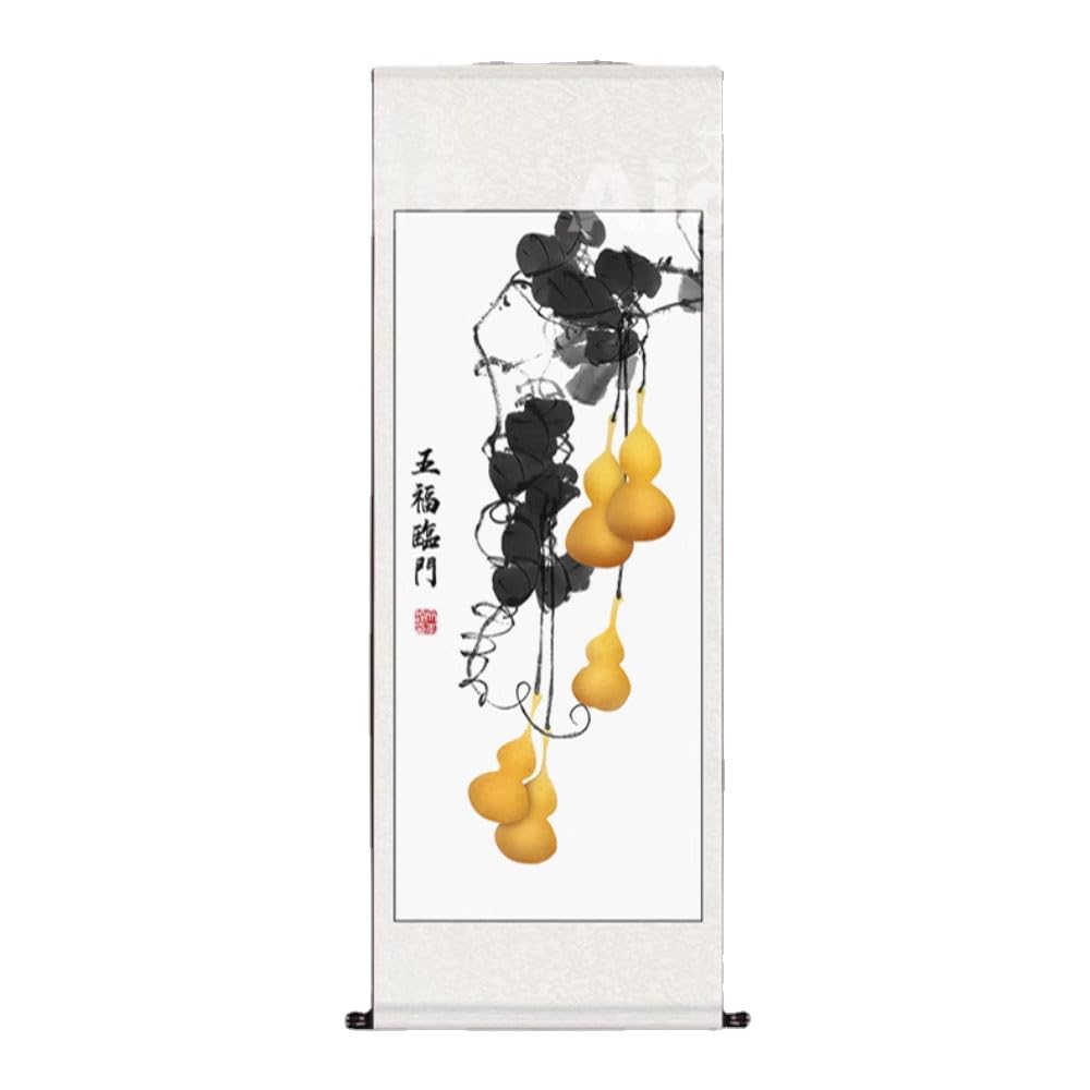 KEXYOAN Gourd Scroll Hanging Painting Entrance Decoration Traditional Chinese