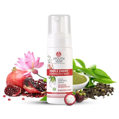 Mousse nettoyante visage pour peau grasse Ayouthveda votre rituel matin et soir