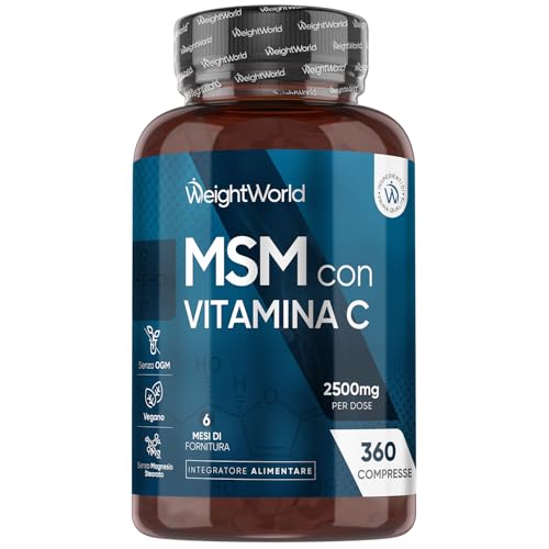 WeightWorld – MSM Puro 2400mg e Vitamina C 100mg
