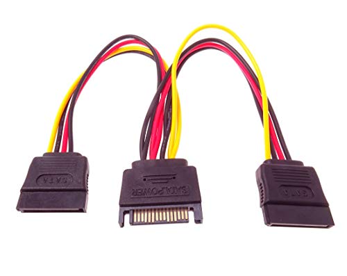 Cable de Poder SATA Y PremiumCord PC 20 cm