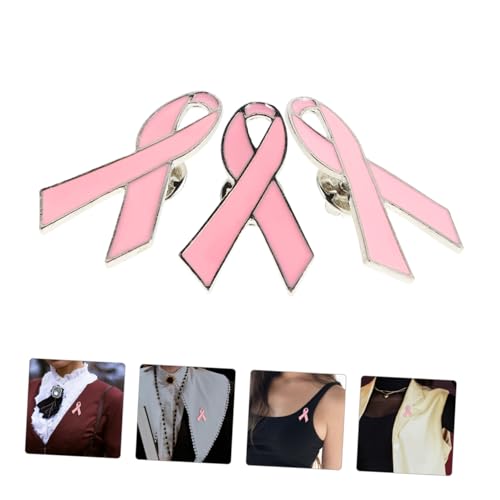 Épingles de revers durables contre l'usure : 10 pins de conscience du sein rose
