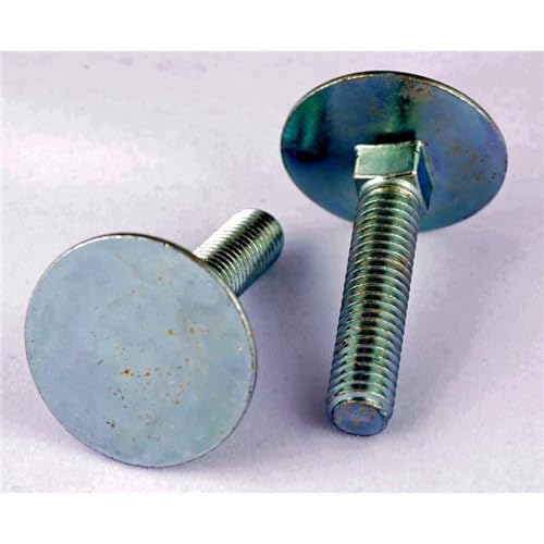 3/8-16 x 4 Hanger Bolts Plain Center (Quantity: 50) Zinc Plated Steel, Coarse Thread