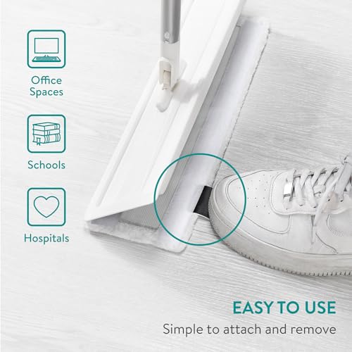 Navaris Steam Mop Pads Cover - Microfibre Cloth Set - Compatible with Kärcher EasyFix SC 2 to 5 Series - Steam Cleaner Replacement Cloths - for Floor & Hand Steamer - 5 + 5 Set