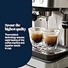 De'Longhi Classic EM450.M, Manual Coffee Machine with Steam Wand, Barista Pump Espresso Machine, Cappuccino Nozzle, Double Wall Filter Basket, 15bar, Fit Mug Up to 13cm, Stainless Steel/Metal