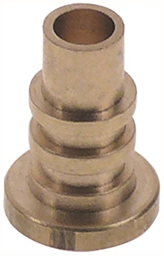 Diametro interno: 6 mm Vibiemme Presa per macchina da caffè Replica-manuale-2 g, Replica-manuale-3 g, diametro interno 6 mm, ottone, altezza 21,5 mm, diametro 7,8 mm, diametro 15 mm