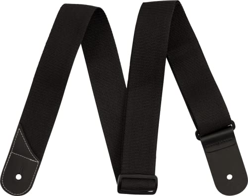 Sangle en polyester Jackson noir évite fatigue épaule guitare basse