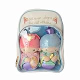 Itabags Clear Window Backpack Ita Bag PU Leather Anime Bag Lolita Bag (blue)