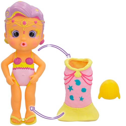 Muñeca sirena Bloopies Audrey para jugar en la bañera y hacer burbujas