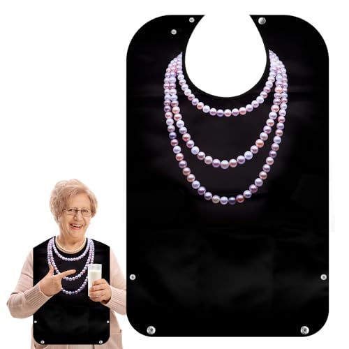 Lätzchen für Erwachsene Sabberlatz mit Auffangschale für Senioren und...