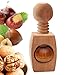 Générique Siceau de bois - Cracker en Noce à main - Apri- en bois Massiccio per shell dura | Gadget da cucina compatta per nocciole, pecan, castagne, , perfette per l immagine